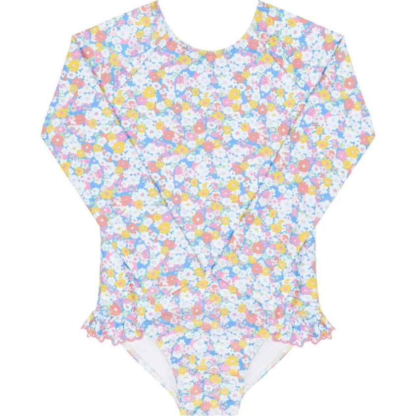 girls jasmine blossom rashguard one piece