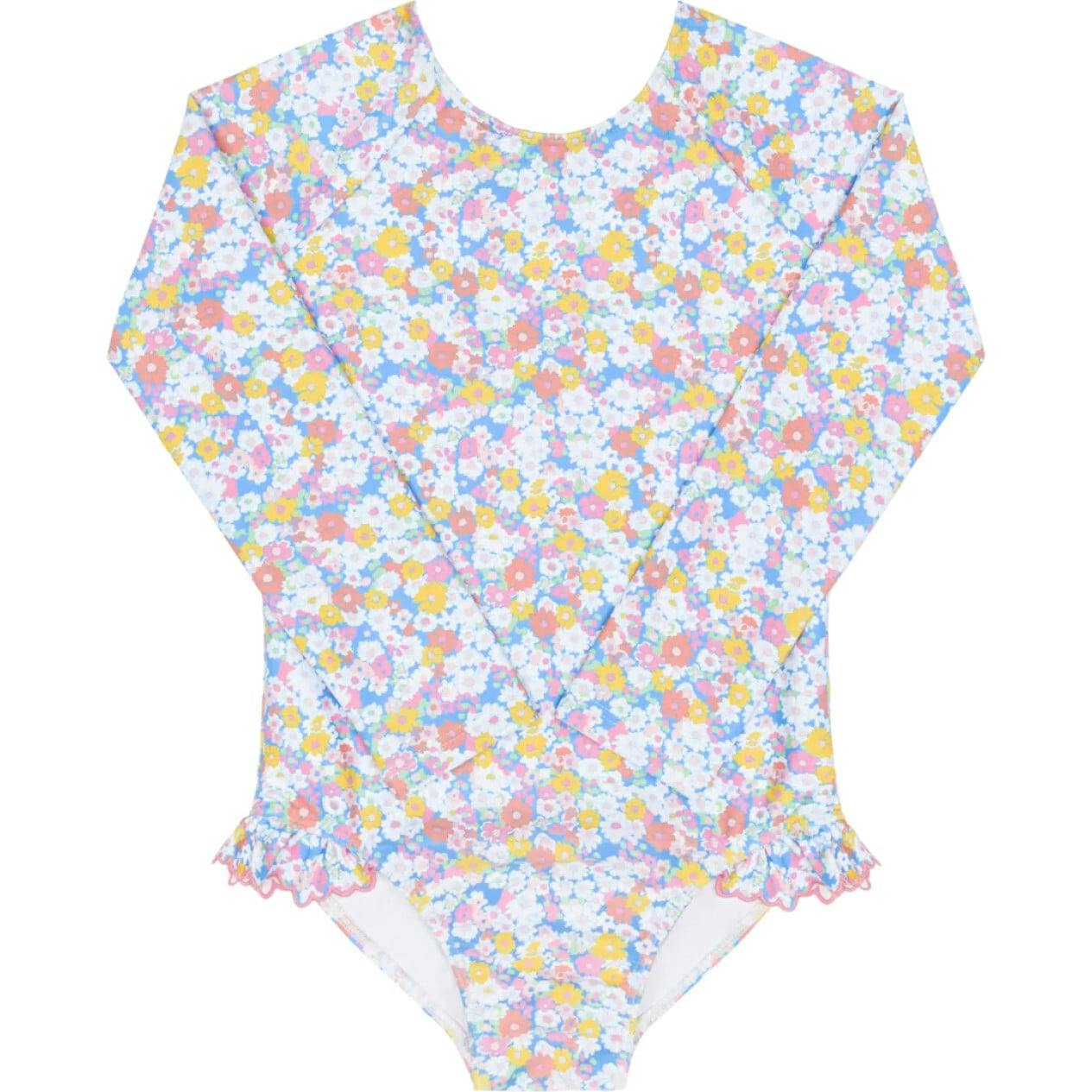 girls jasmine blossom rashguard one piece