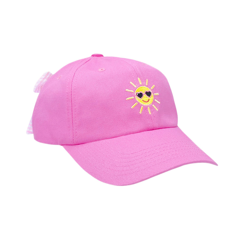 Sun Love Bow Baseball Hat (Girls)