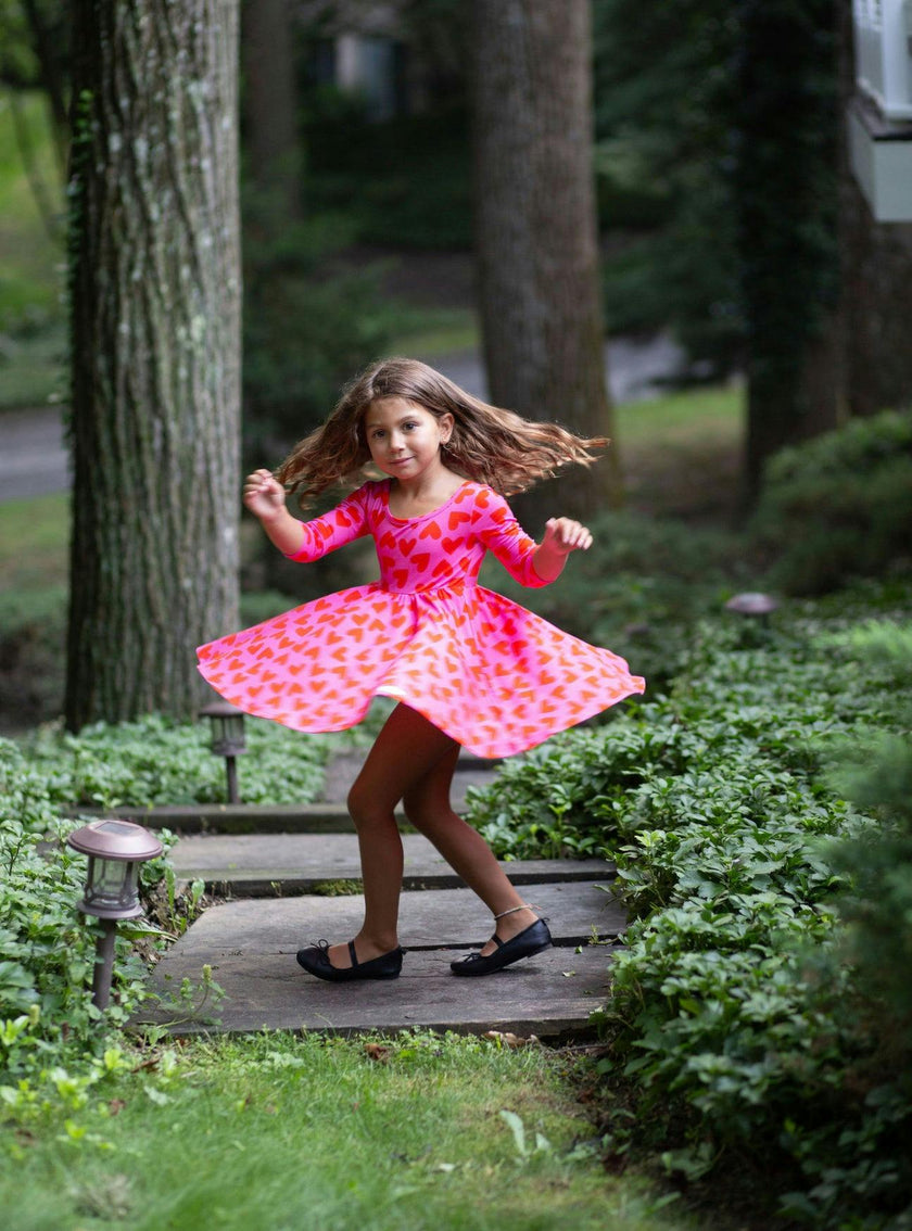 Twirly Dress in Hearts