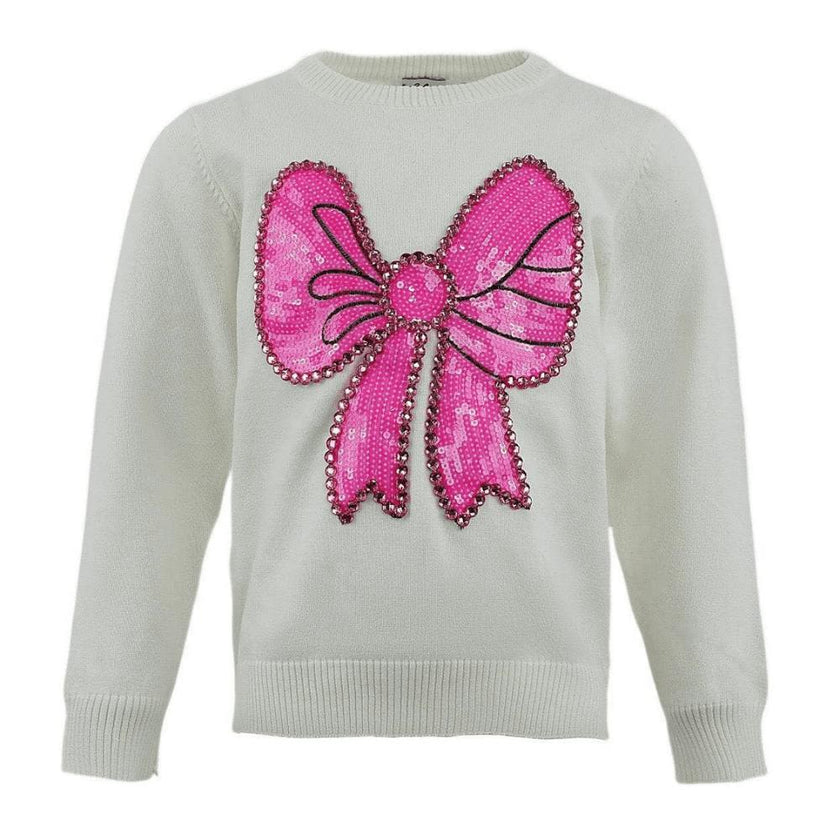 Pinky Big Bow Sweater