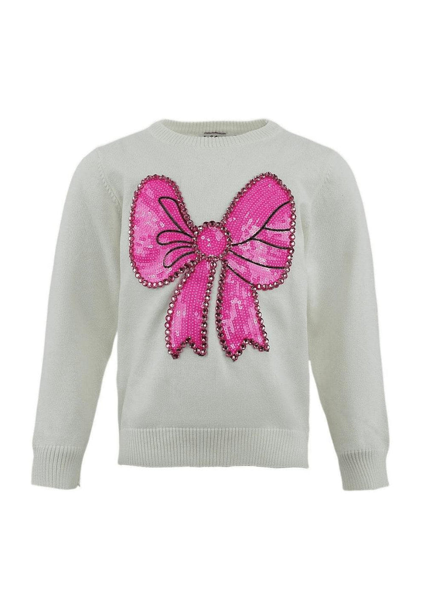 Pinky Big Bow Sweater
