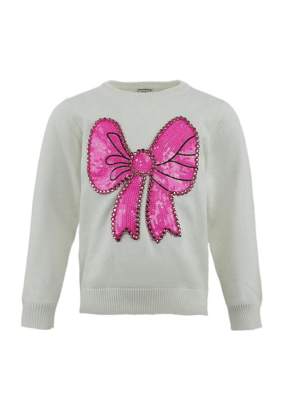 Pinky Big Bow Sweater