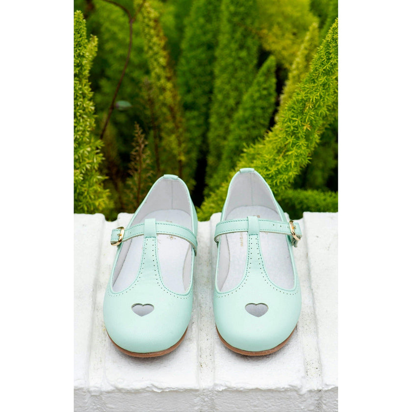 T-Strap Hearts in Mint