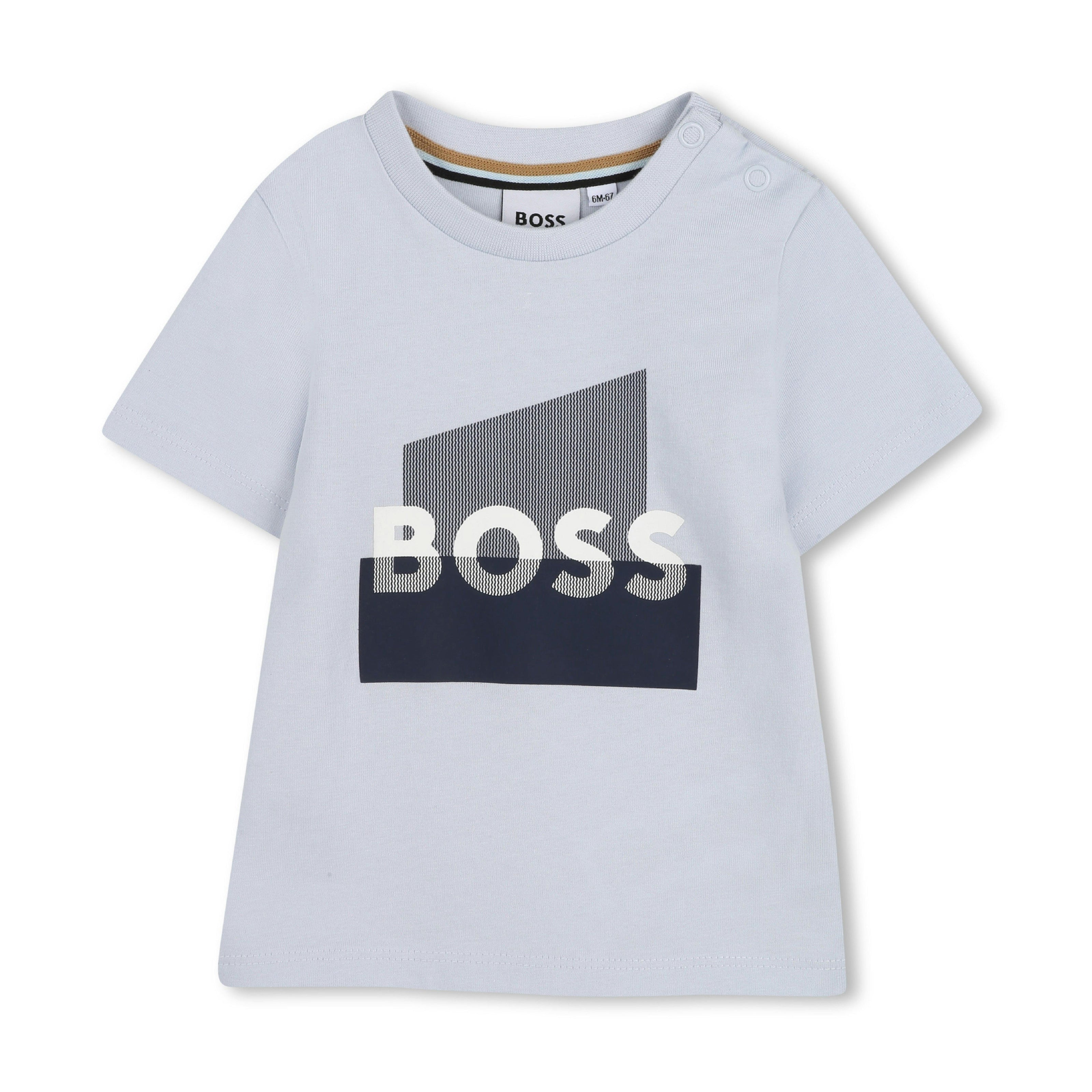 Blue Graphic Short Sleeve T-Shirt