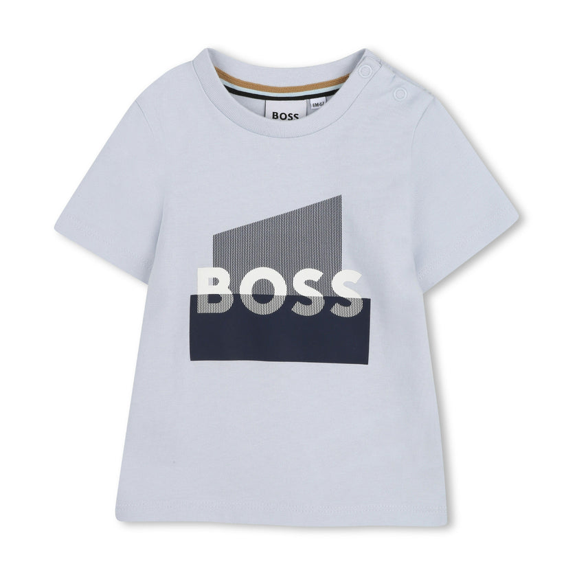 Blue Graphic Short Sleeve T-Shirt