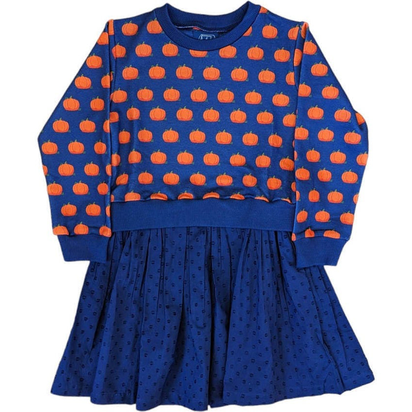 Pumpkin Patch Long Sleeve Sweatshirt And Twirl Skirt Dress