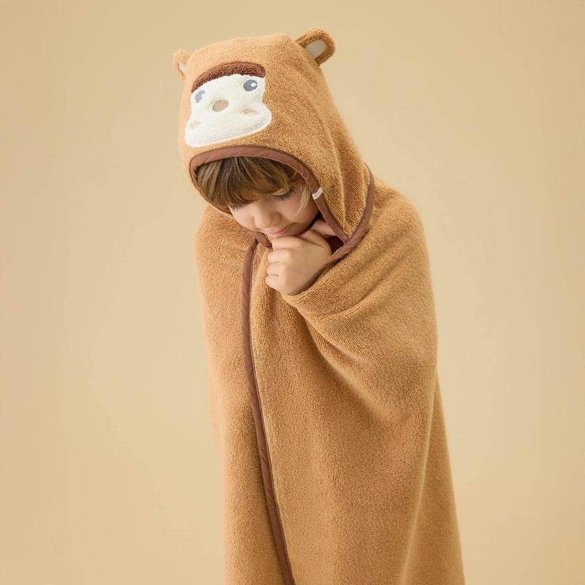 Monkey Baby & Kids Hooded Bath Towel