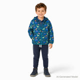 Reversible Color-Changing Puffer Jacket | Dino Adventure