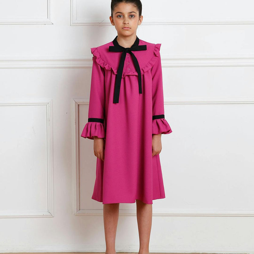 Emma dress (fuschia pink)