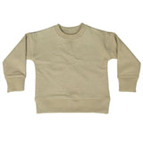 Kids Crew Neck Sweatshirt - Stone