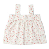 Organic Scalloped Top & Bloomers Set - Pink Bloom