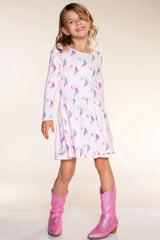 Simply Soft Long Sleeve Scoop Back Be Happy Dress