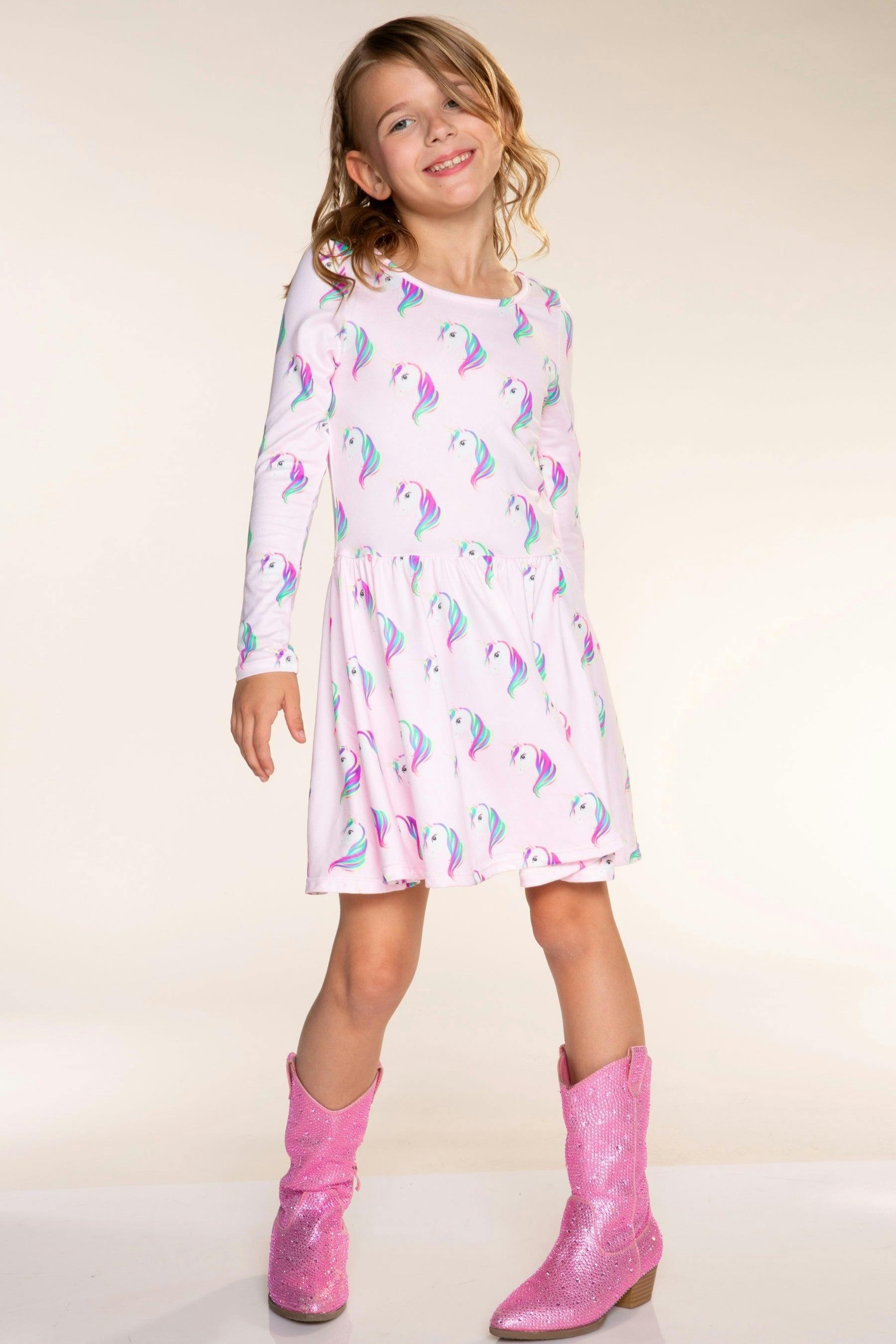Simply Soft Long Sleeve Scoop Back Be Happy Dress