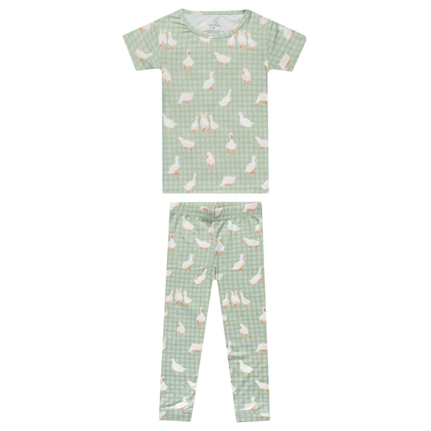 2pc Short Sleeve Pajamas with Pants - Baker