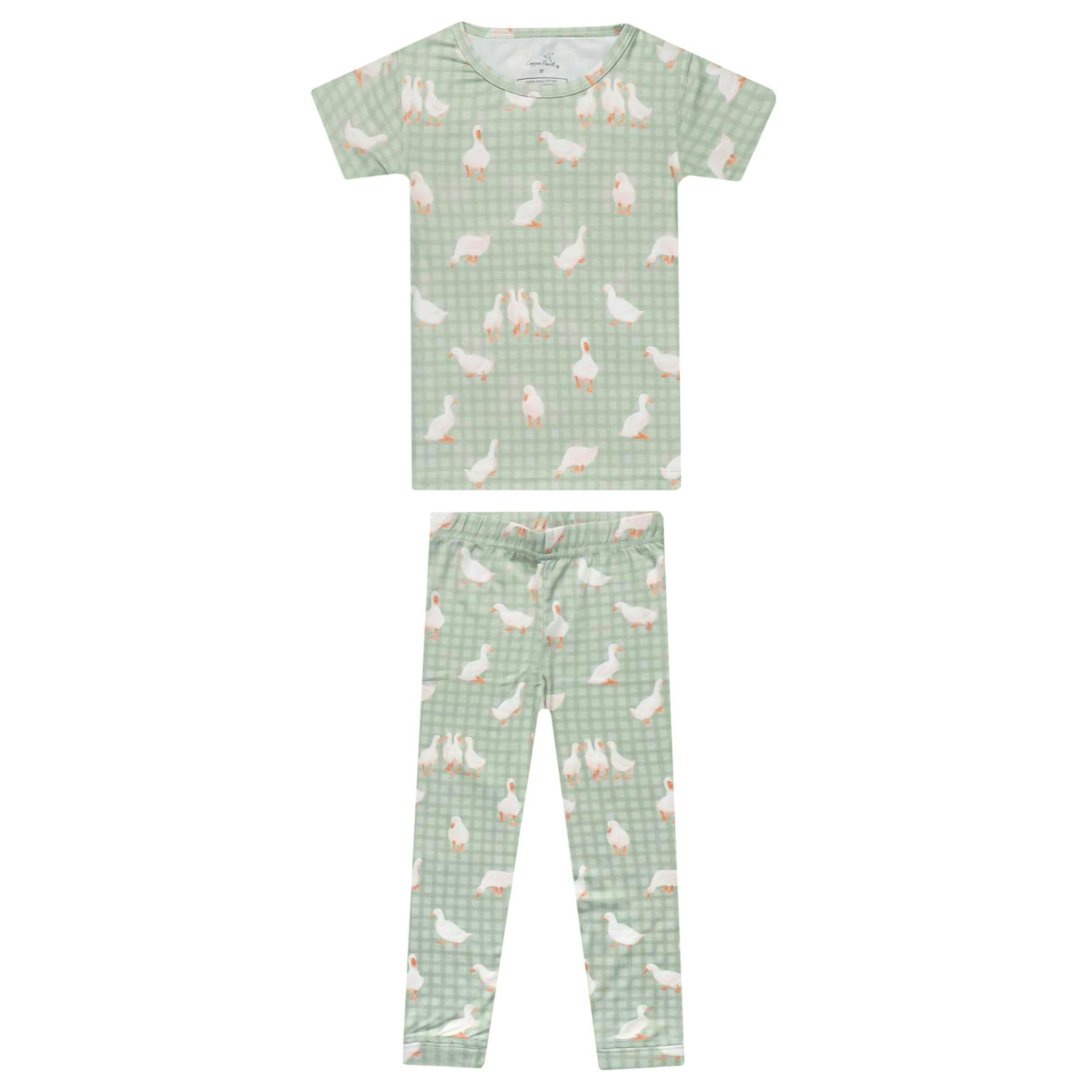 2pc Short Sleeve Pajamas with Pants - Baker