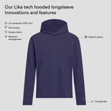 Lika tech hooded longsleeve