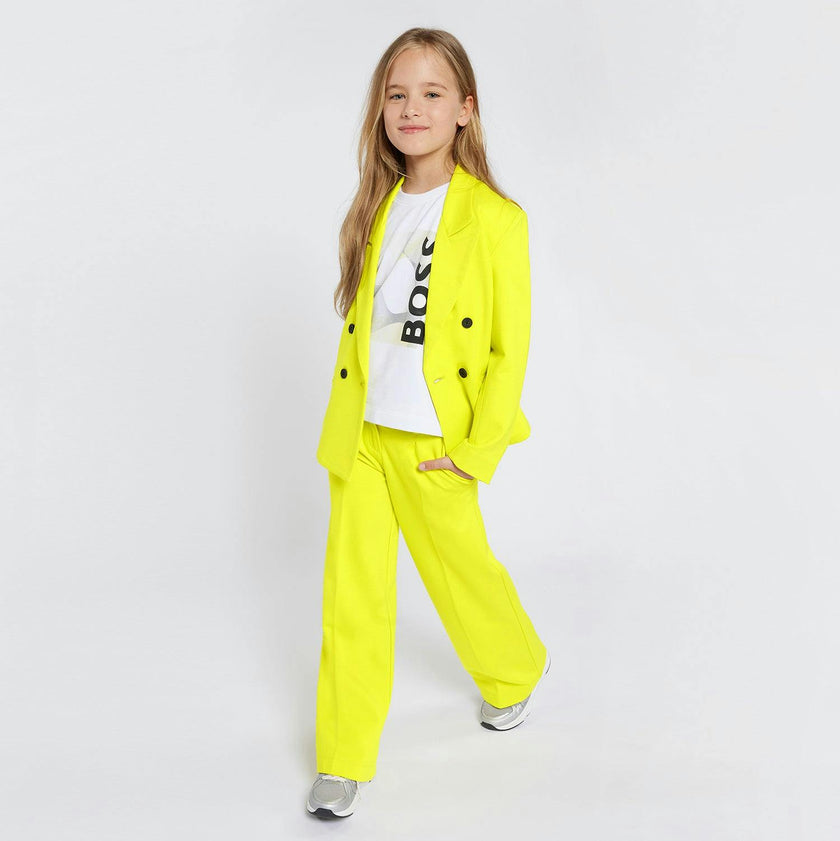 BOSS KIDSWEAR Lime Suit Jacket