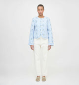 The Cropped Rowan Jacket - Bluebell Waltz