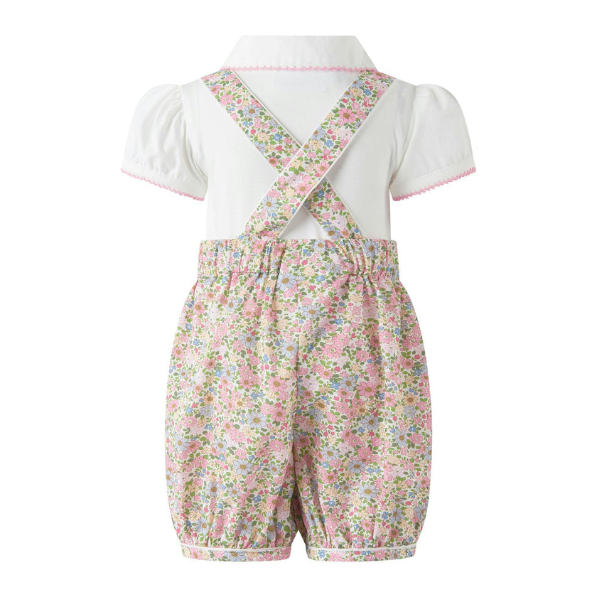 Floral Dungaree Set