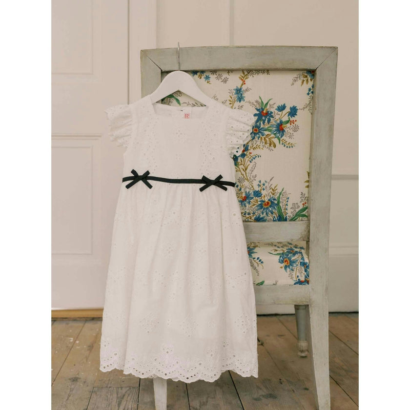 Nicky Hilton x La Coqueta Ivory Edie Girl Dress