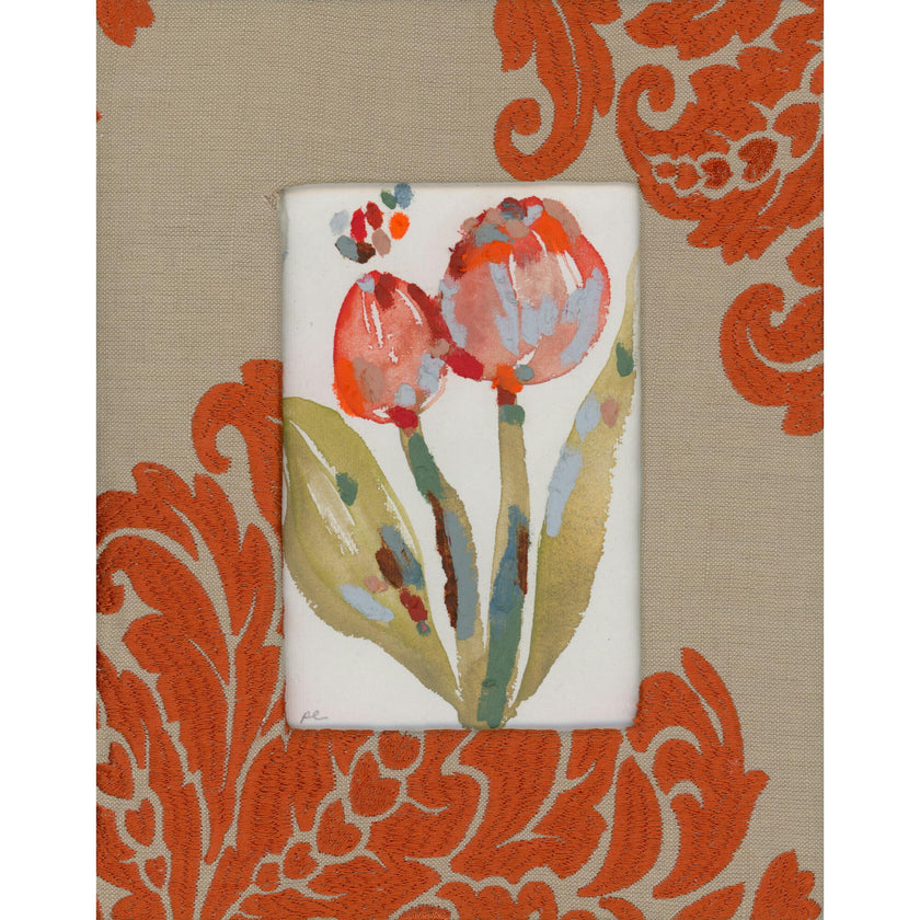 Slow Seeds No. 1 – Original Watercolor & Oil Pastel Painting