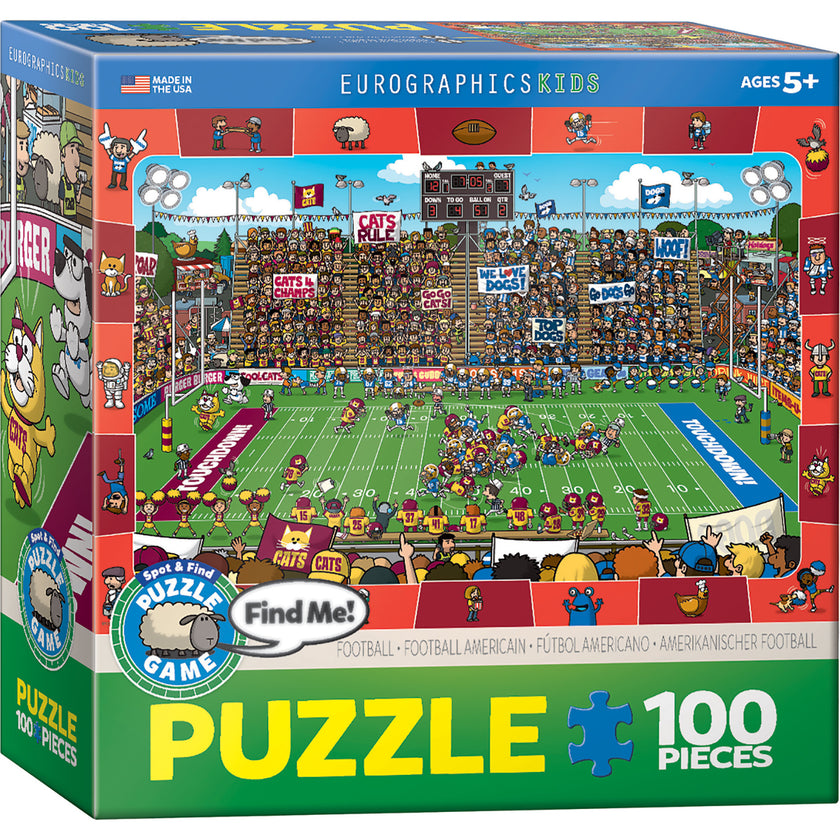 Spot & Find: Football - 100 pc Puzzle