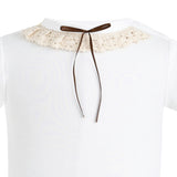 White Elvira Lace Onesie
