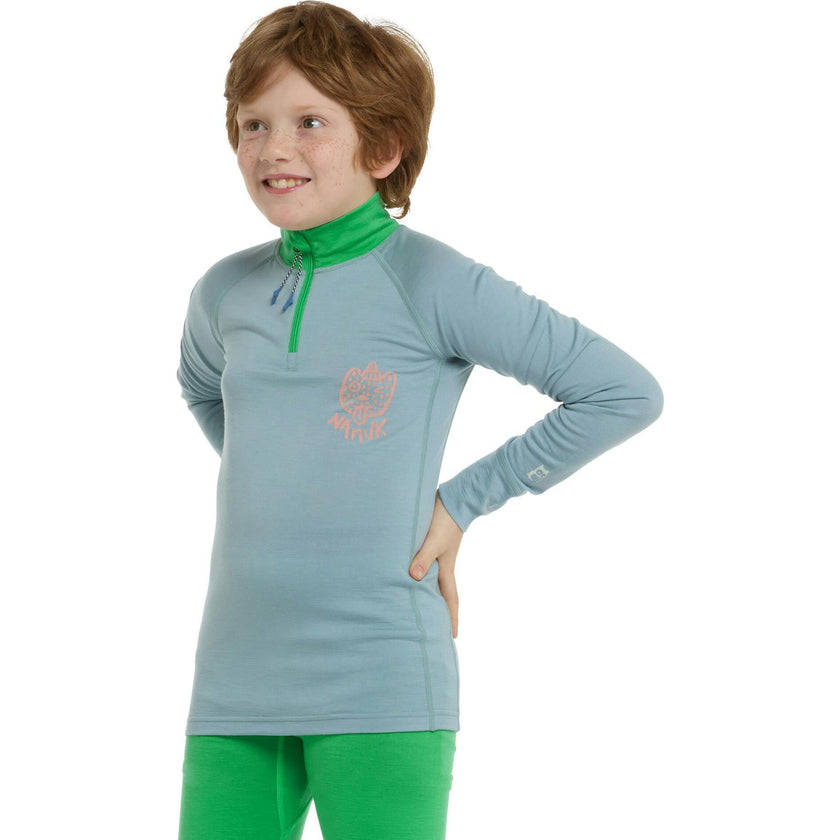 Honu Merino half-zip longsleeve "Rascal"