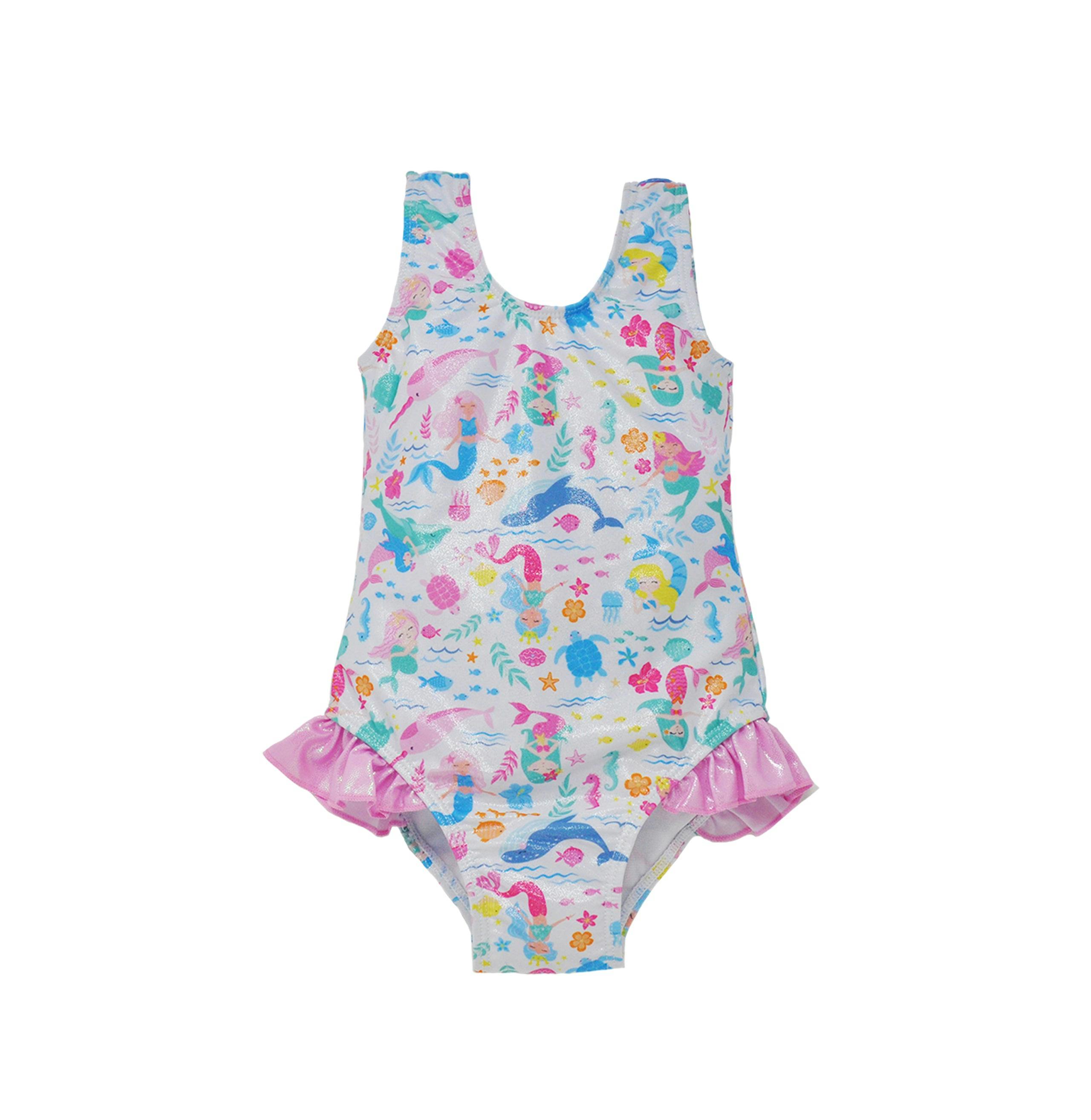 UPF 50+ Delaney Hip Ruffle Swimsuit