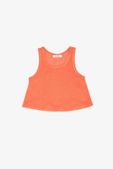 Terry Cloth Racerback Flutter Tank