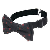Black with Red Polka Dots Bowtie