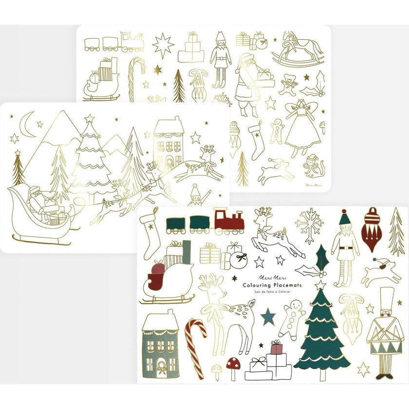 Christmas Coloring Placemats