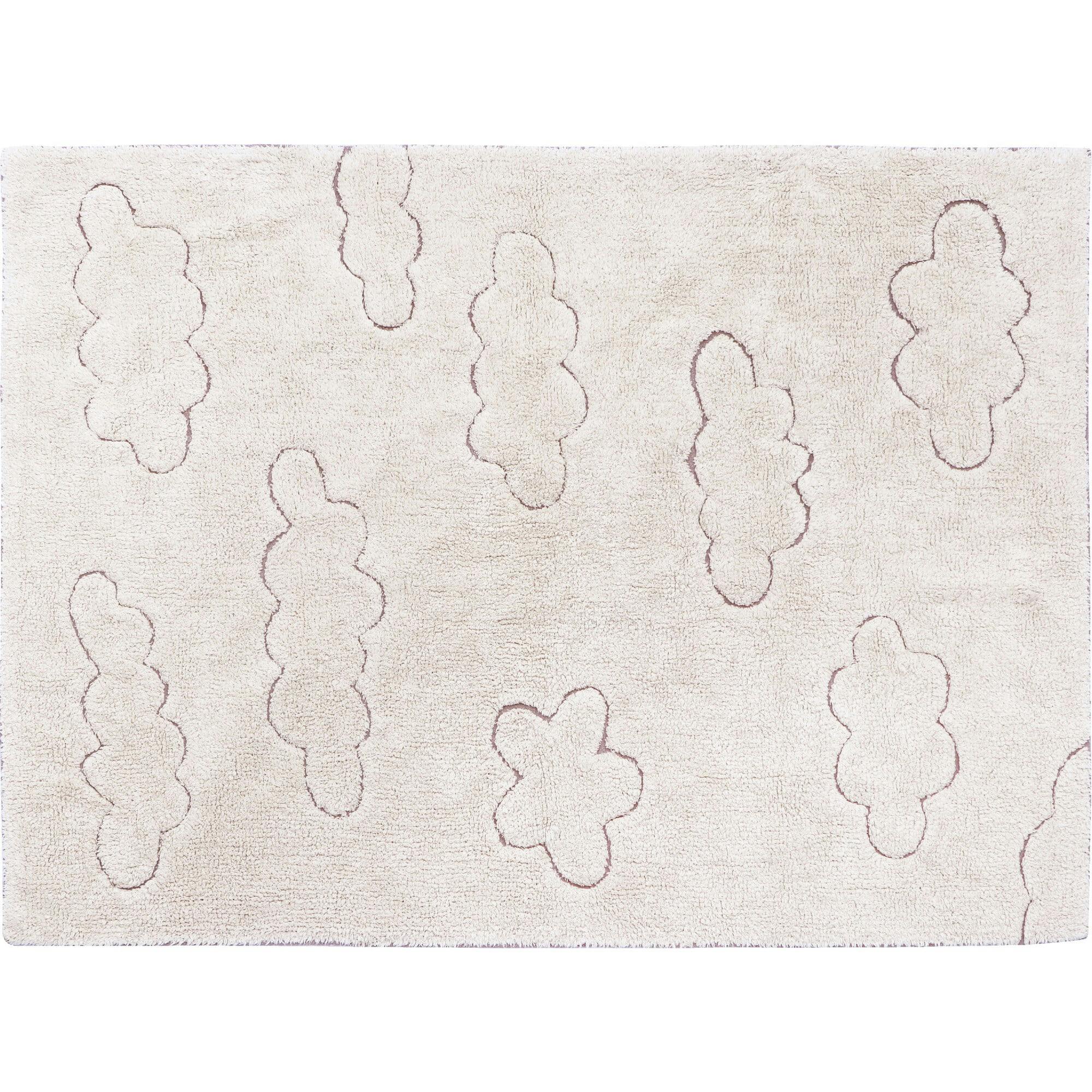 Clouds RugCycled Washable Rug, Natural