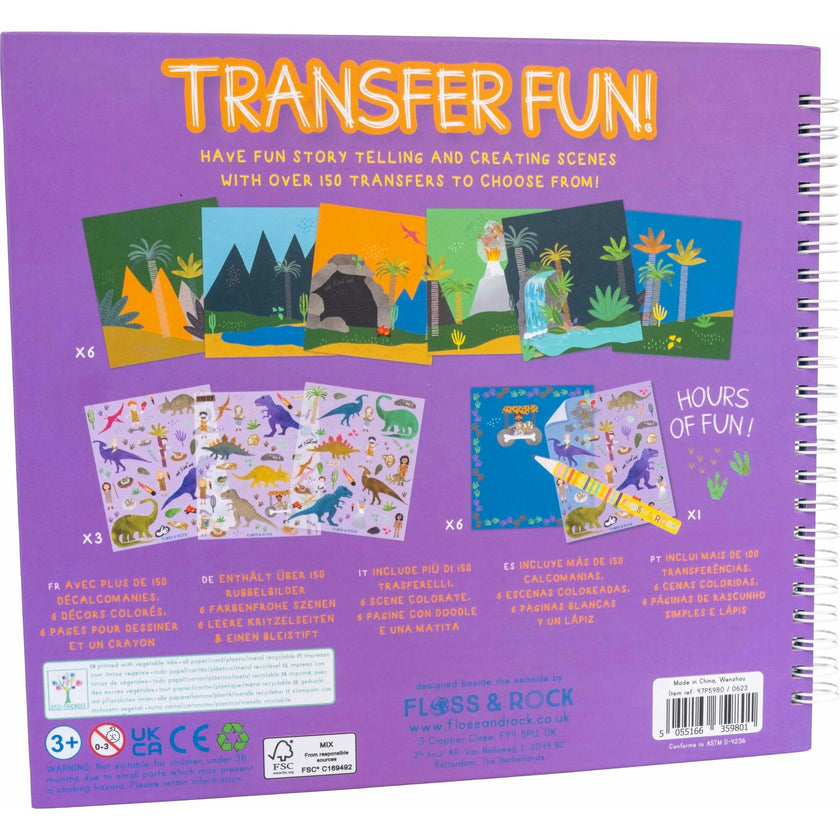 Transfer Fun Book  - Dinosaur