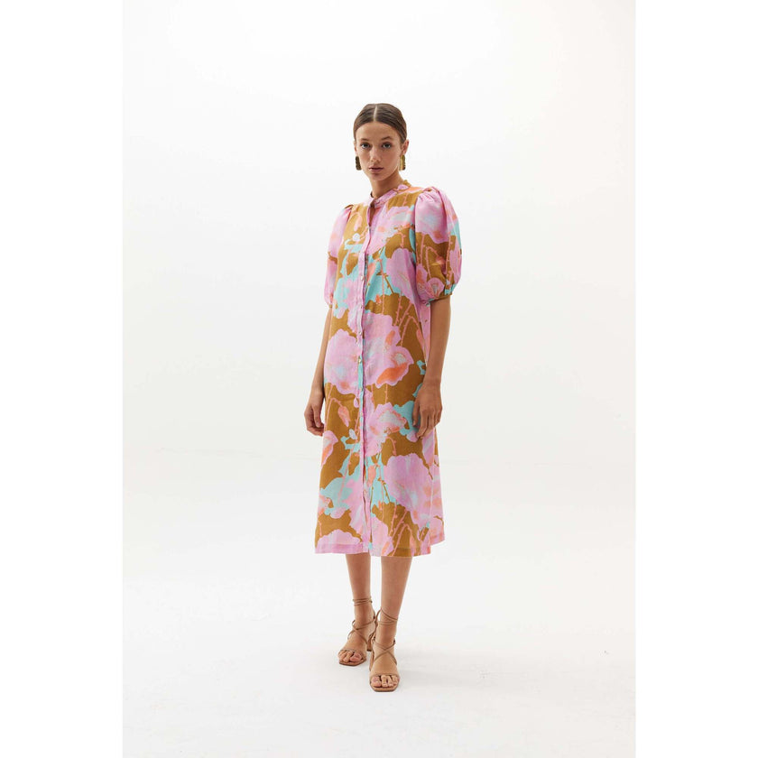 Bubble Linen Dress