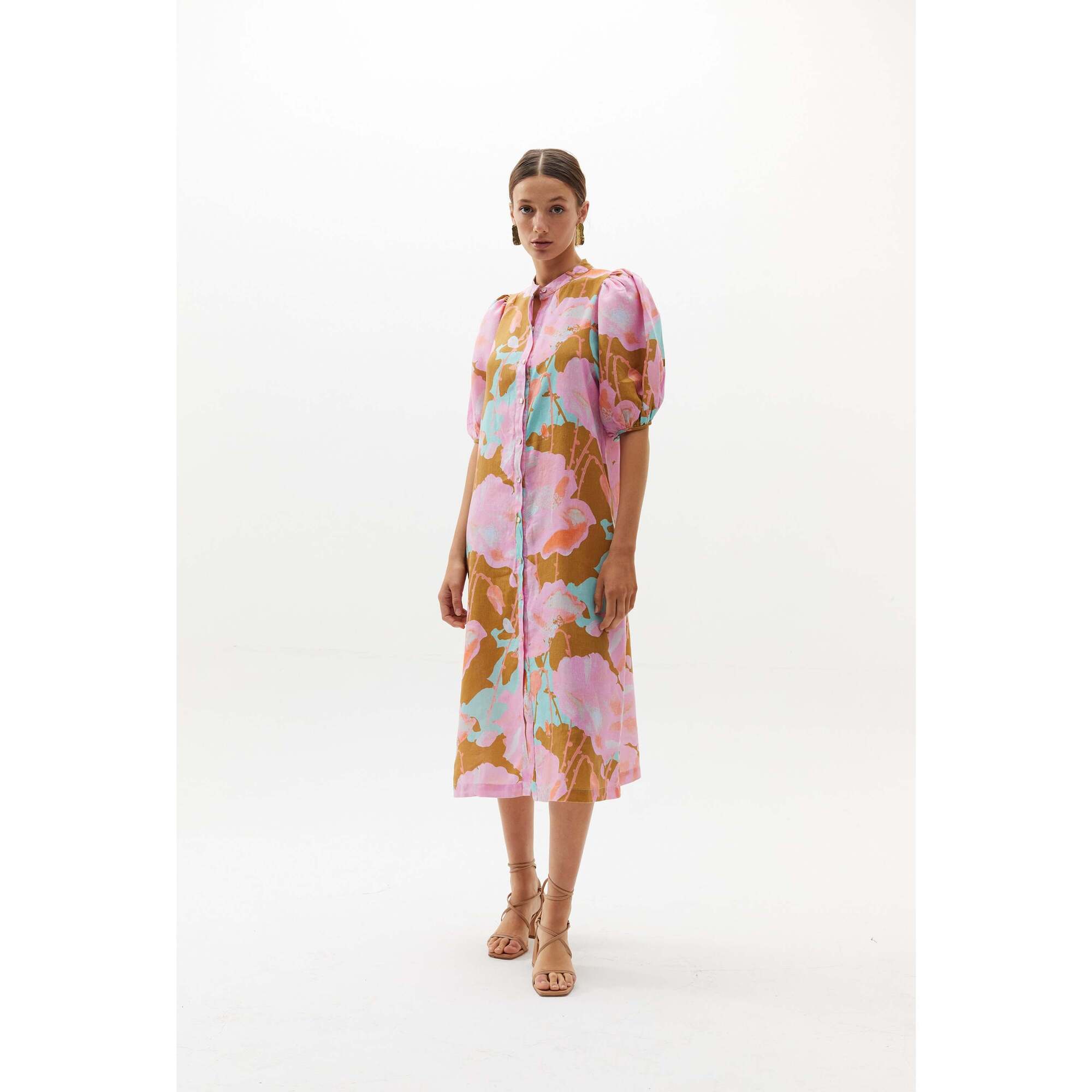Bubble Linen Dress