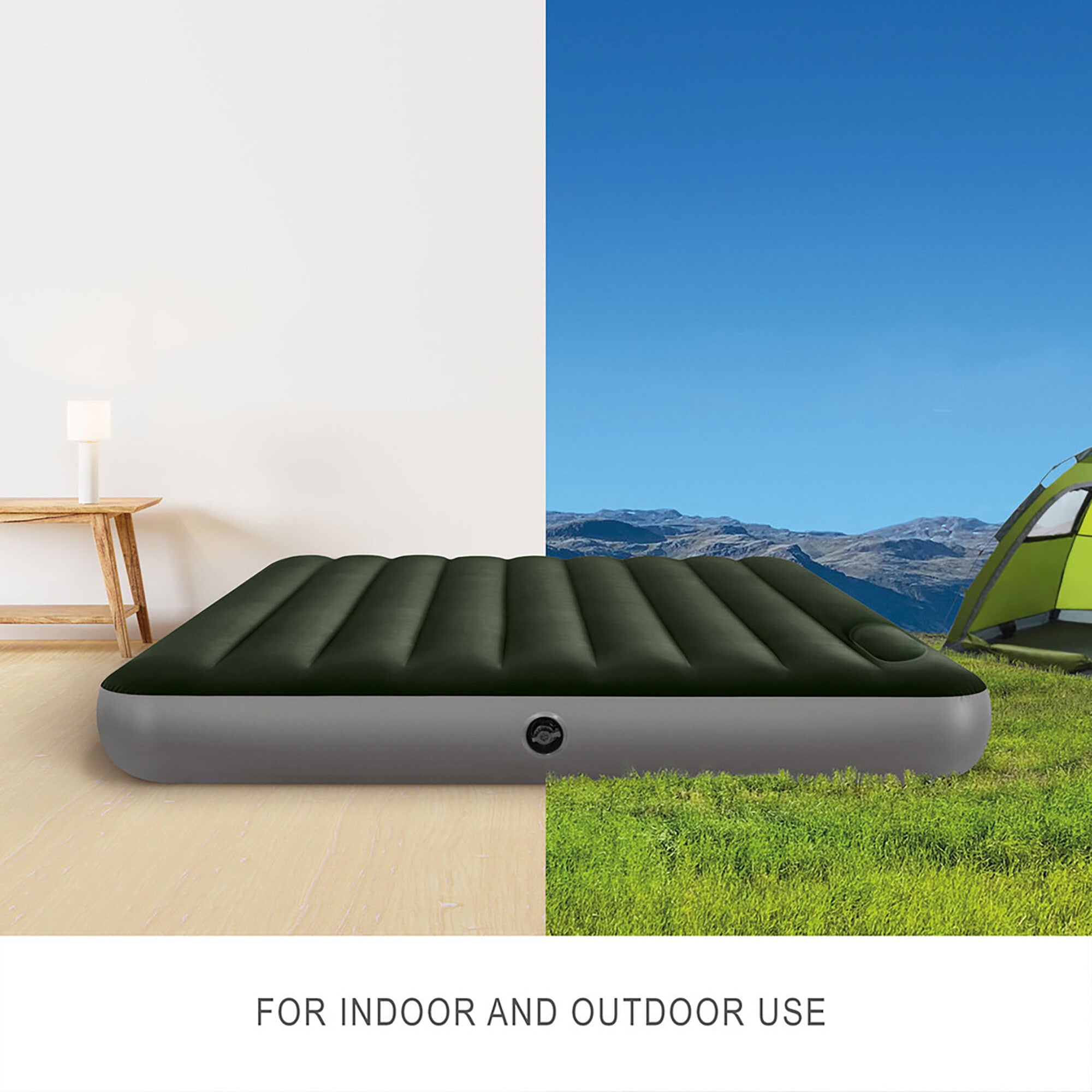 Dura-Beam: Downy - Queen Airbed - Green
