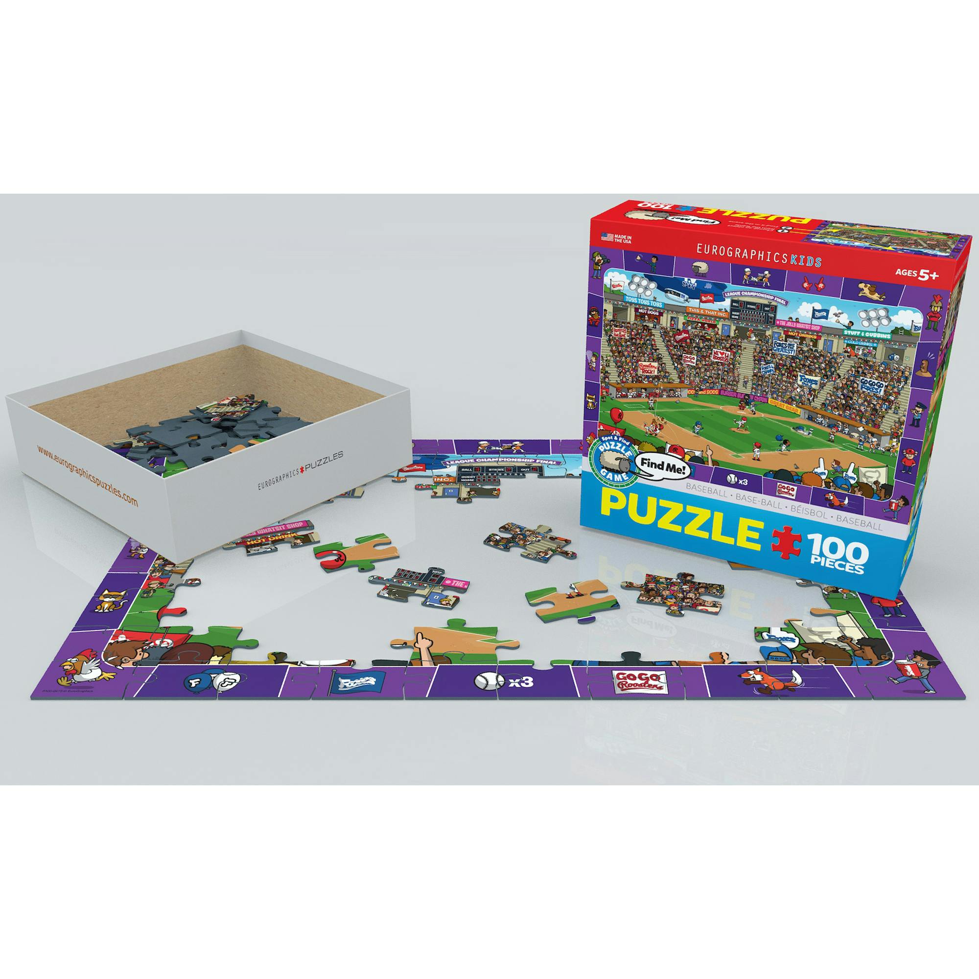 Spot & Find: Baseball - 100 PC Puzzle