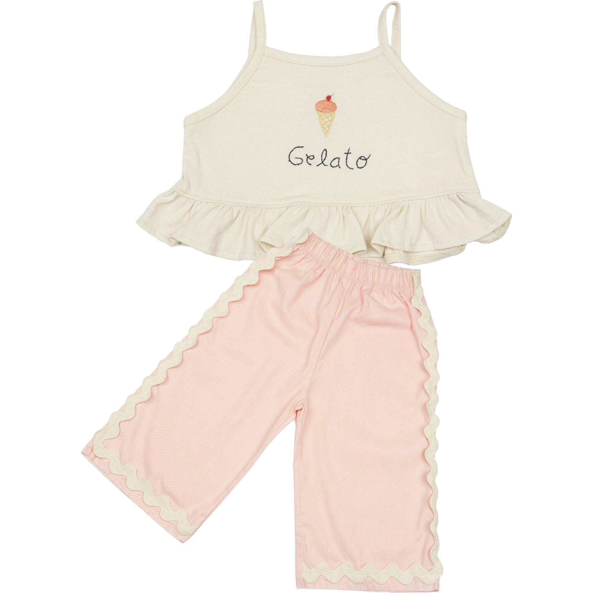 Wide-Leg Pant Set in Gelato