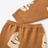 Honey Knitted Birdseye Jacquard Sweatpants