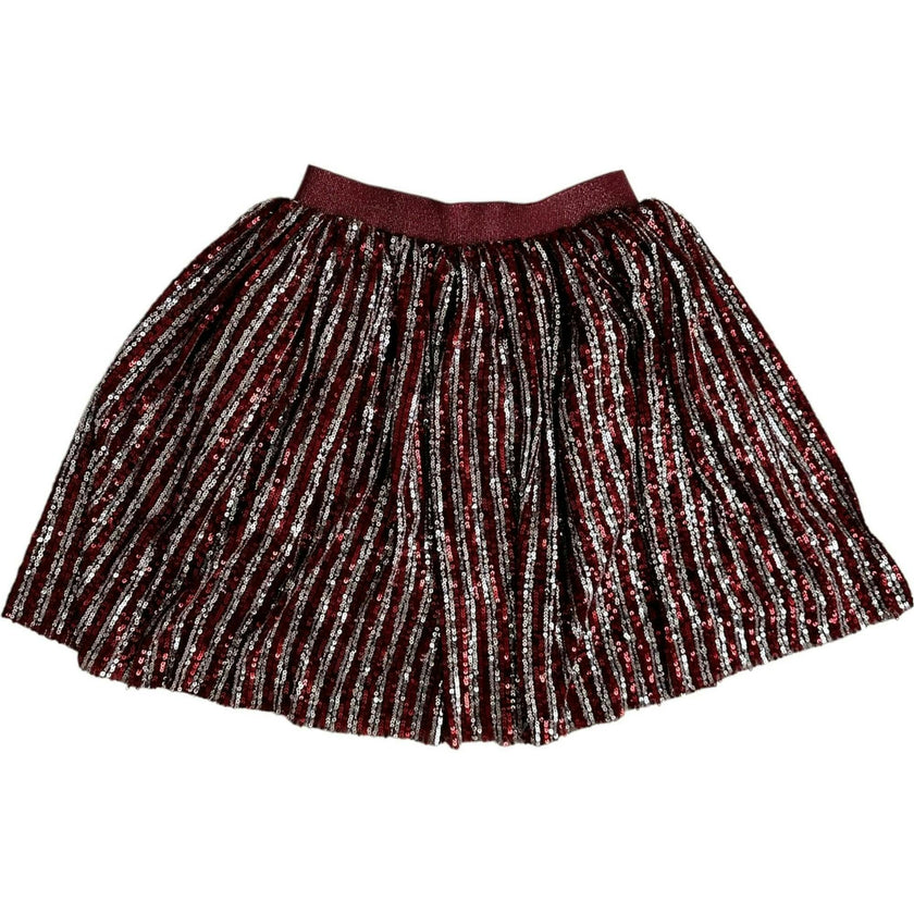 Candy Cane Sequin Striped Skirt
