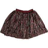 Candy Cane Sequin Striped Skirt