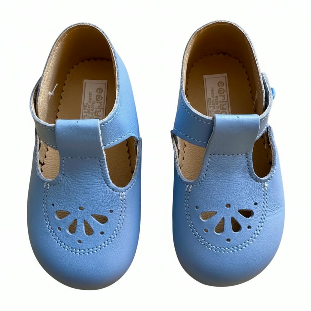 Robin Pre-Walker Baby Shoes - Porcelain Blue