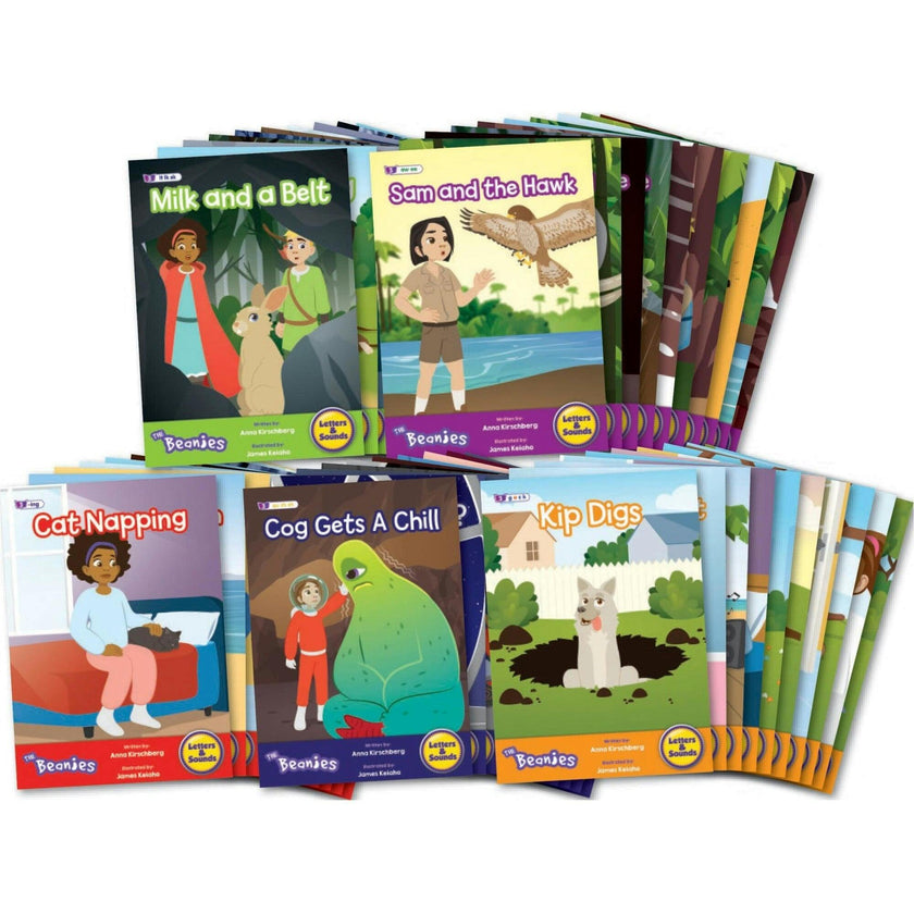 Beanstalk Books: The Beanies Hi-Lo Diversity Decodable - Boxed Set 2