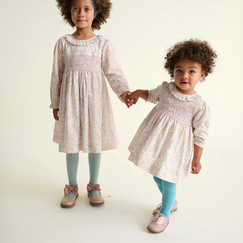 Smocked Girls Dress