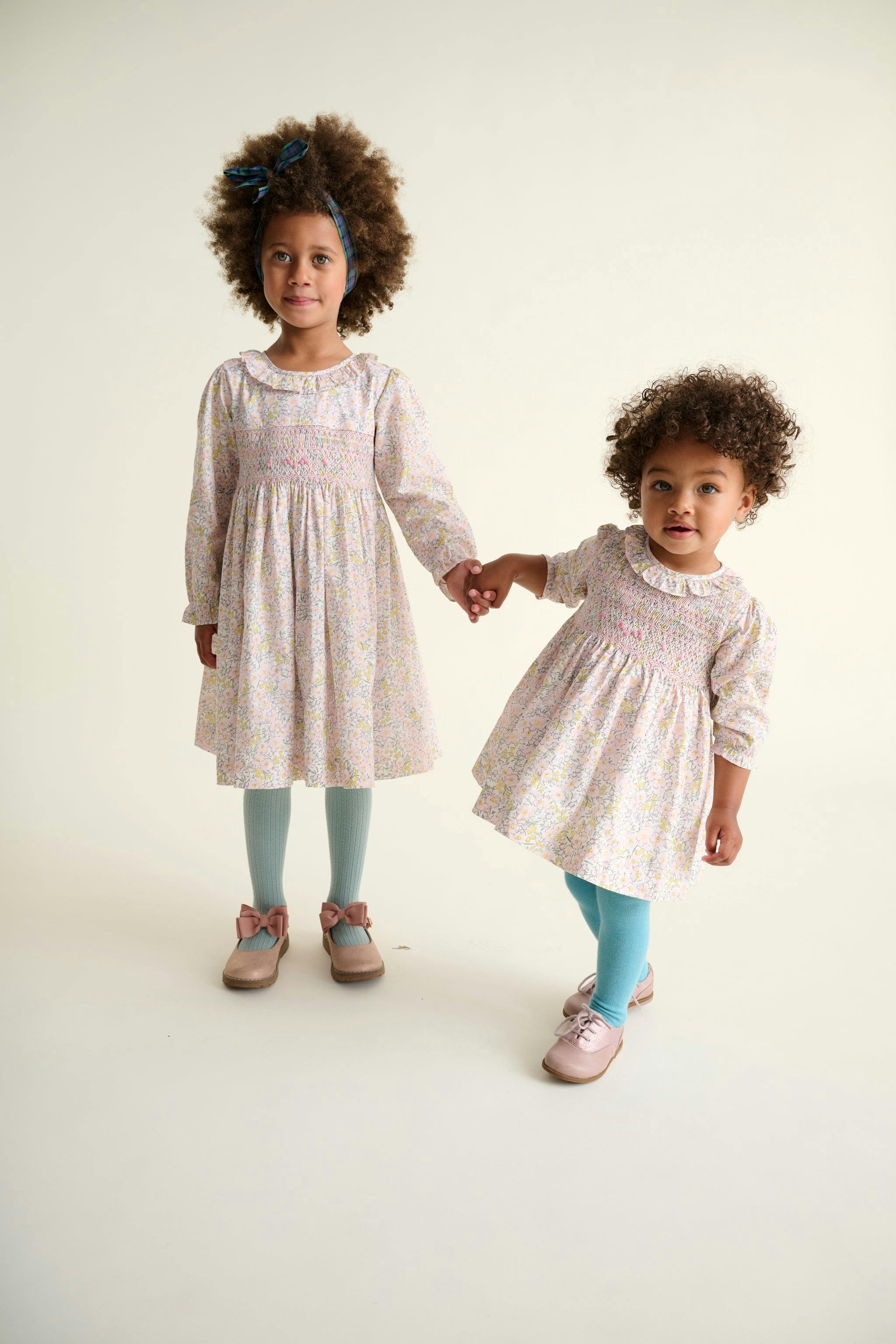 Smocked Girls Dress