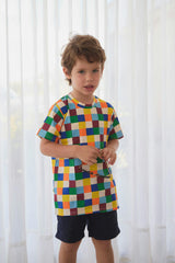 Colorful Checks Tee