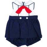 Pique Sailor Romper