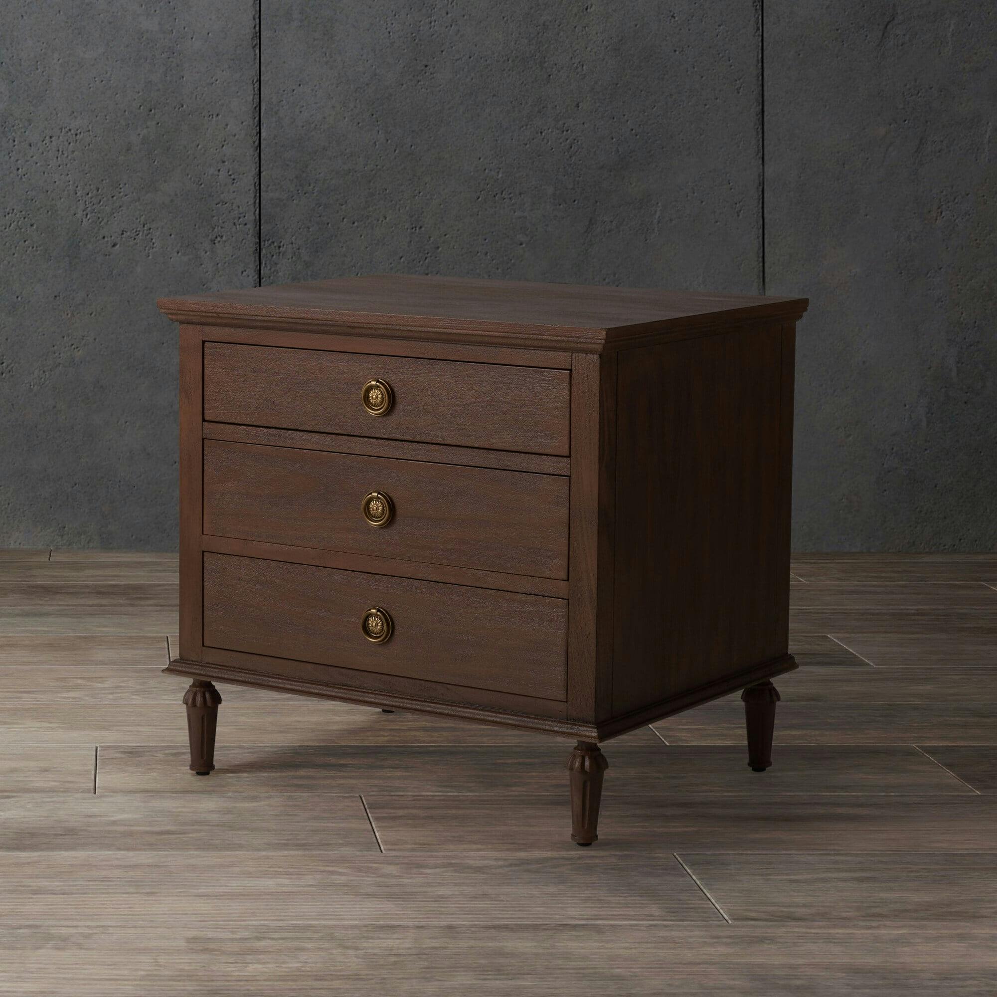 Lisabet 3 Drawer Nightstand